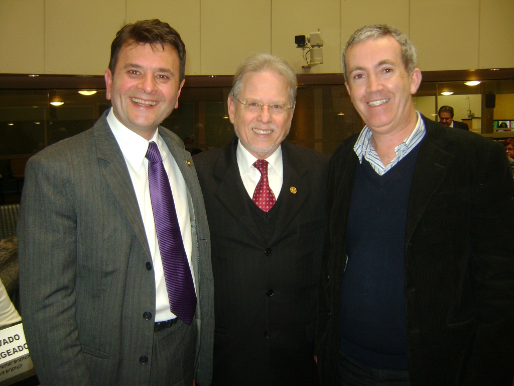 Elizeu Mattos, Roberto Amaral e Altamir Paes