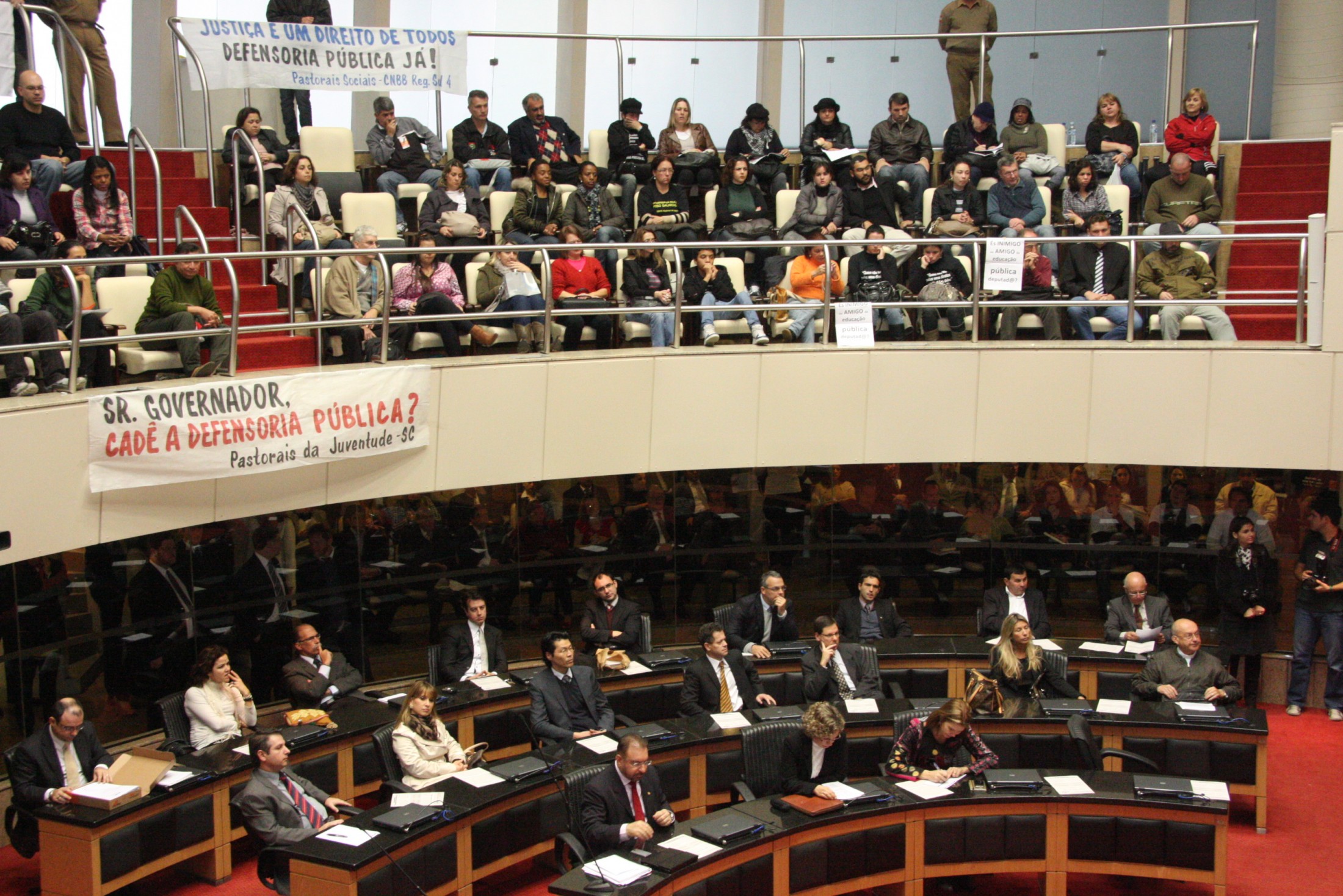 Comissões de Justiça e de Direitos e Garantias Fundamentais - Audiência pública ''A Defensoria Pública de Santa Catarina''
