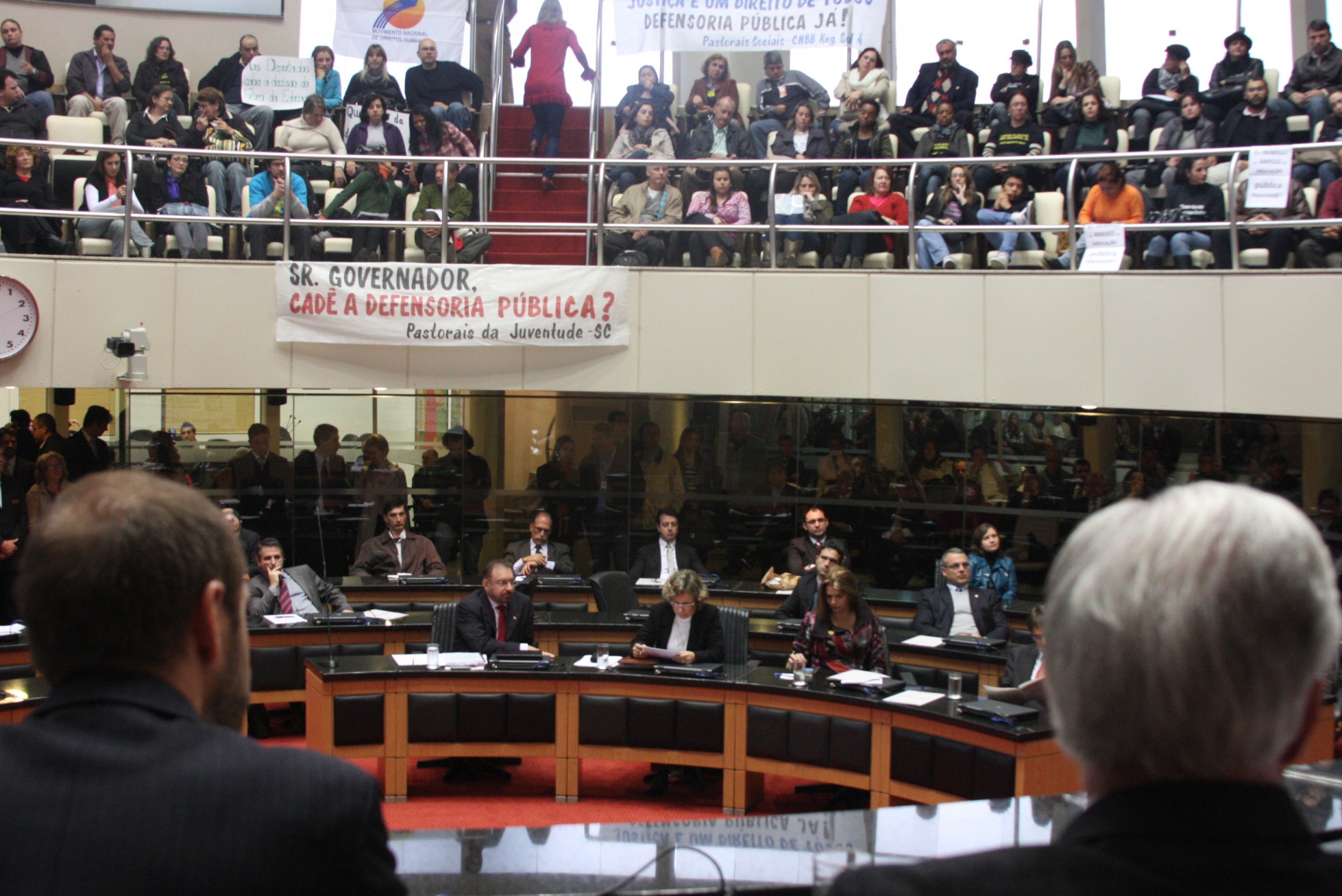Comissões de Justiça e de Direitos e Garantias Fundamentais - Audiência pública ''A Defensoria Pública de Santa Catarina''
