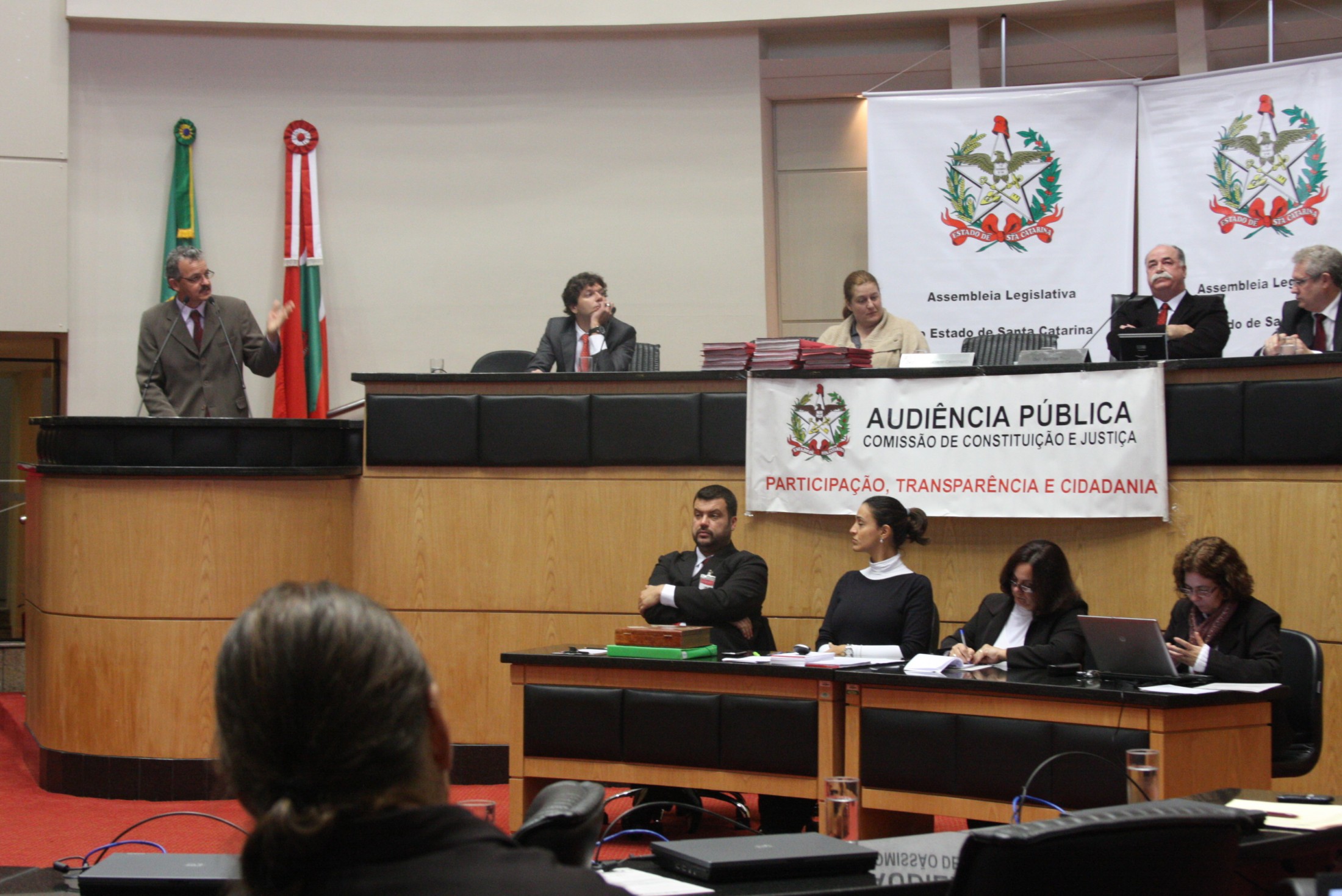 Comissões de Justiça e de Direitos e Garantias Fundamentais - Audiência pública ''A Defensoria Pública de Santa Catarina''