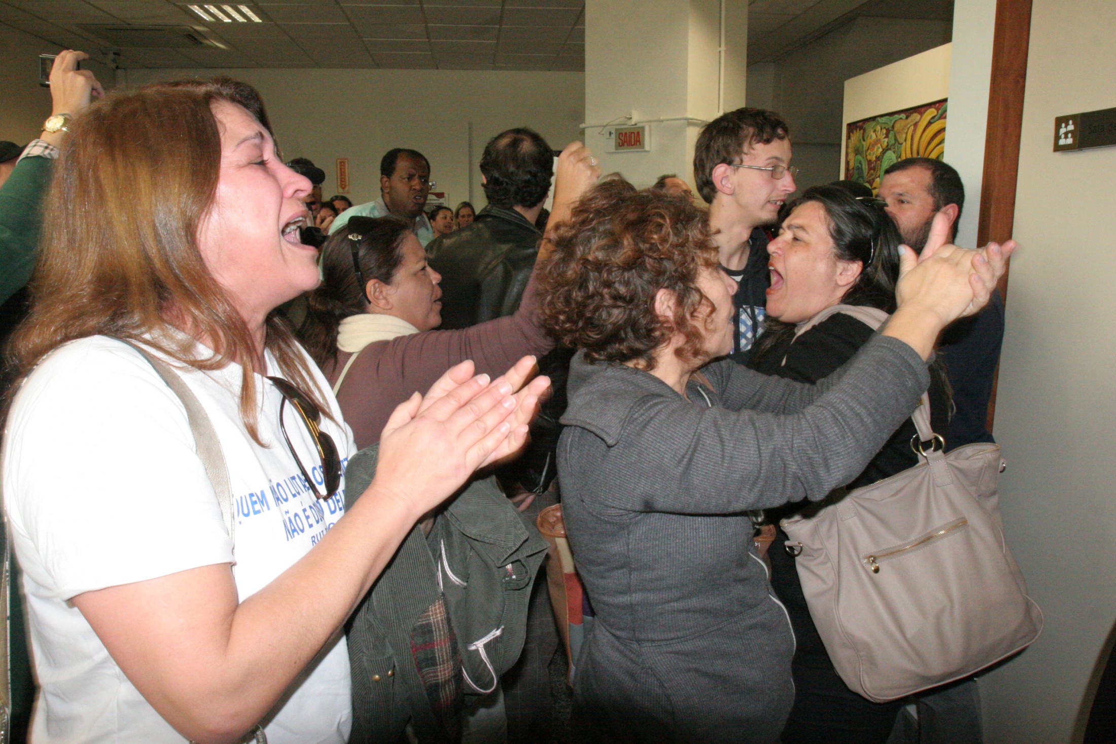 Professores em greve