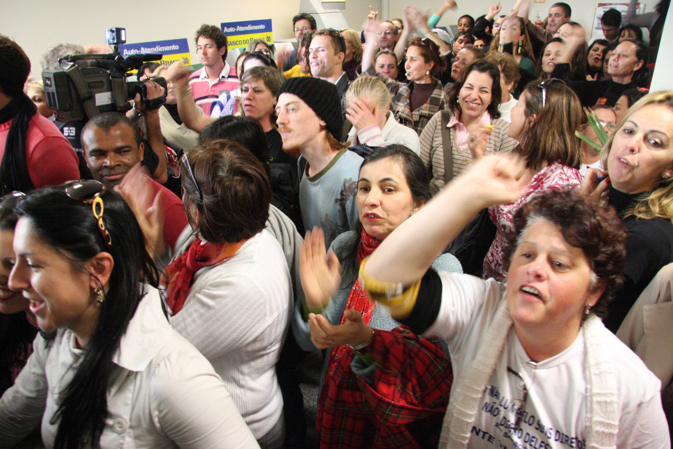 Professores em greve