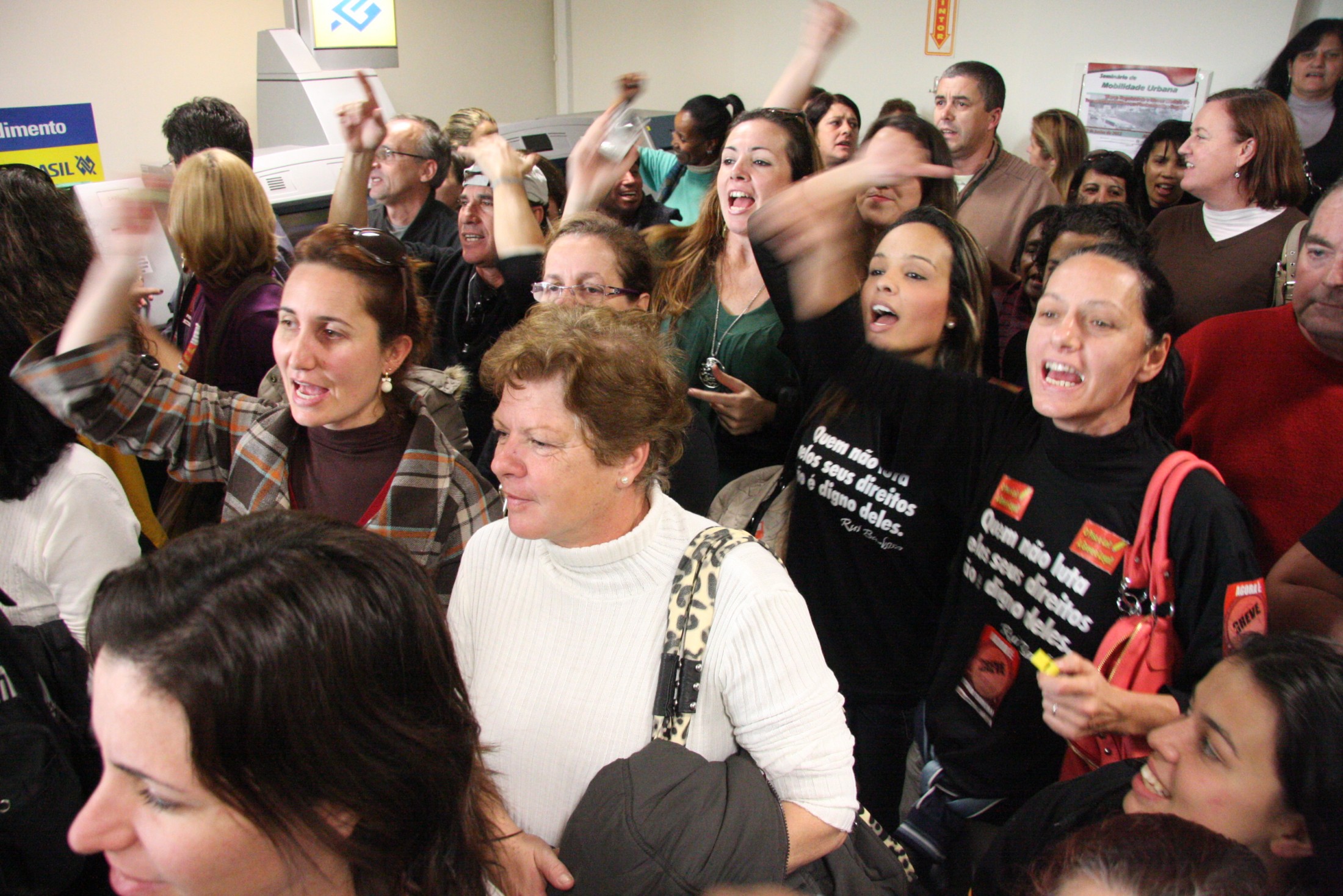 Professores em greve