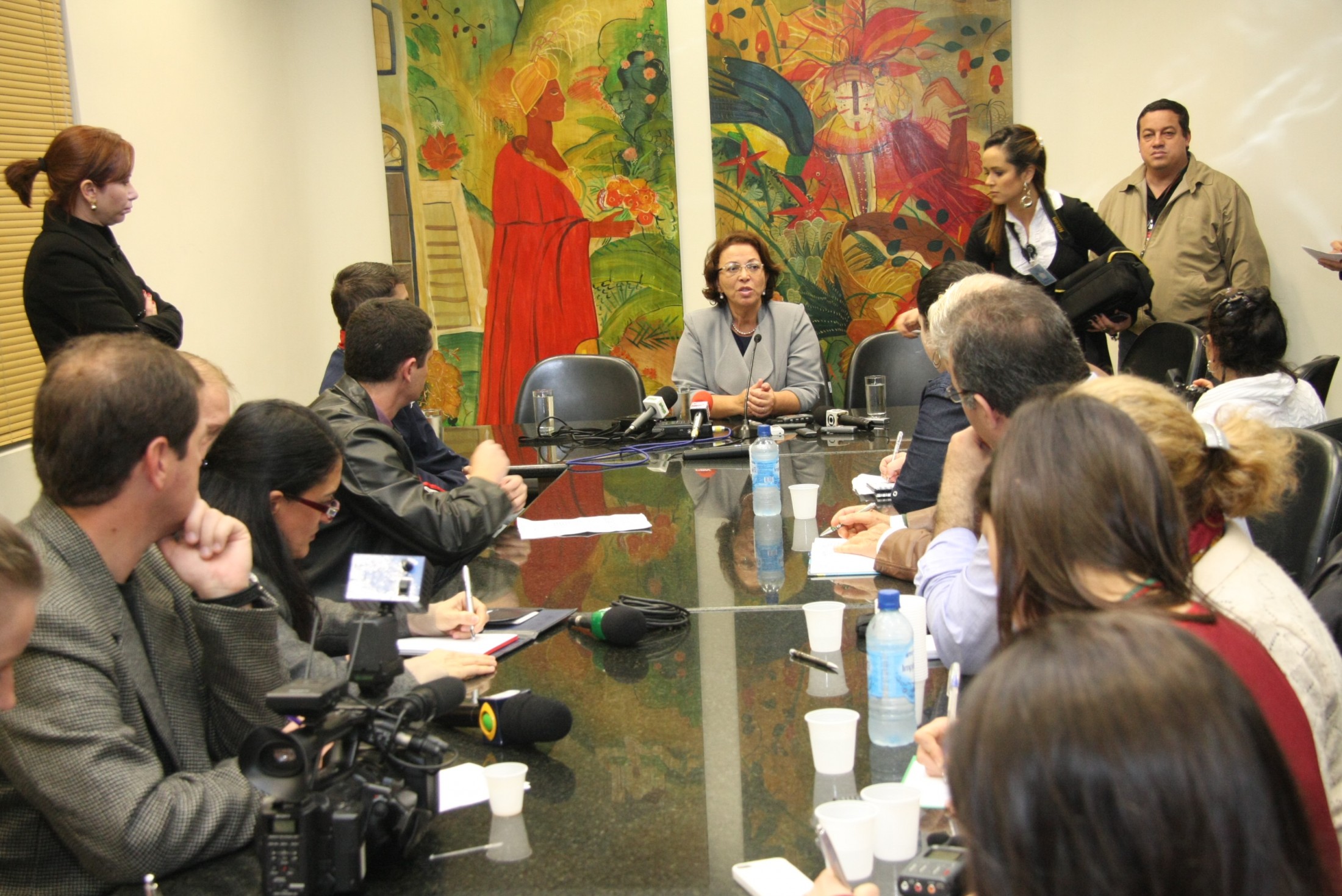 Coletiva de imprensa - Ideli Salvatti