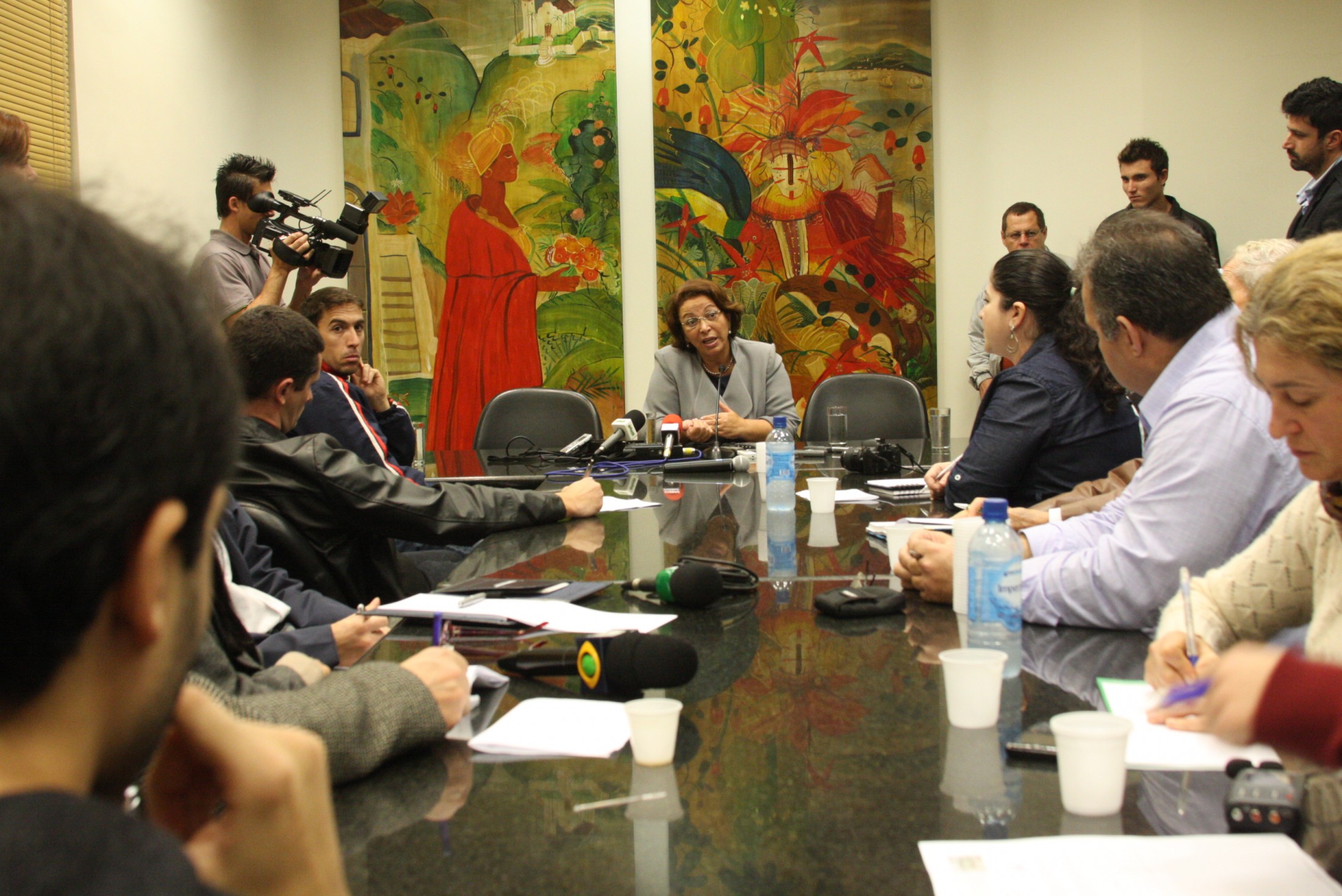 Coletiva de imprensa - Ideli Salvatti