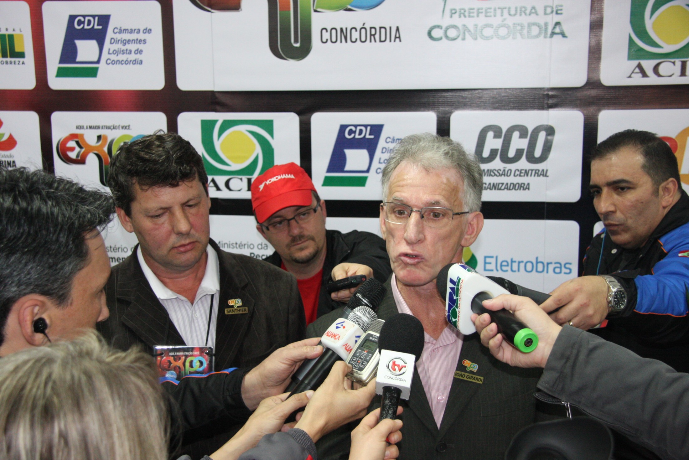 Prefeito (E) e Vice-prefeito (D) de Concórdia