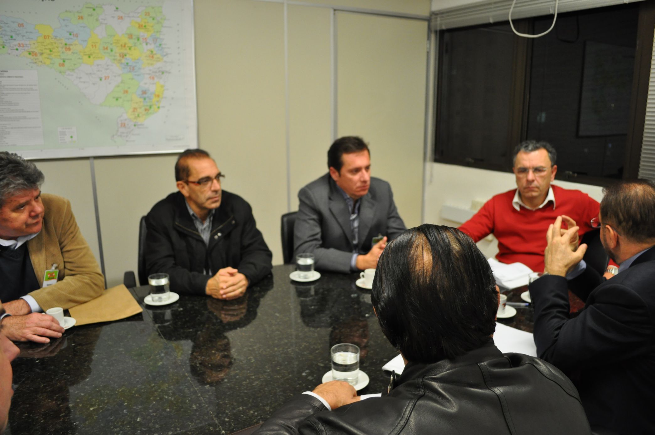 Secretário de Saúde recebe comitiva de Balneário Camboriú liderada pelo Deputado Volnei Morastoni