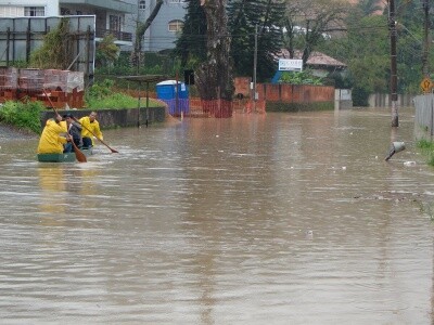 Alto Vale do Itajaí é a região mais afetada pelas enchentes