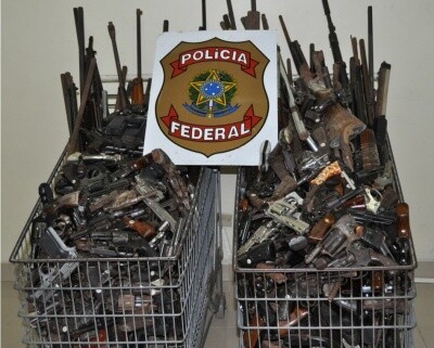 Armas podem ser entregues em qualquer instituição policial do estado