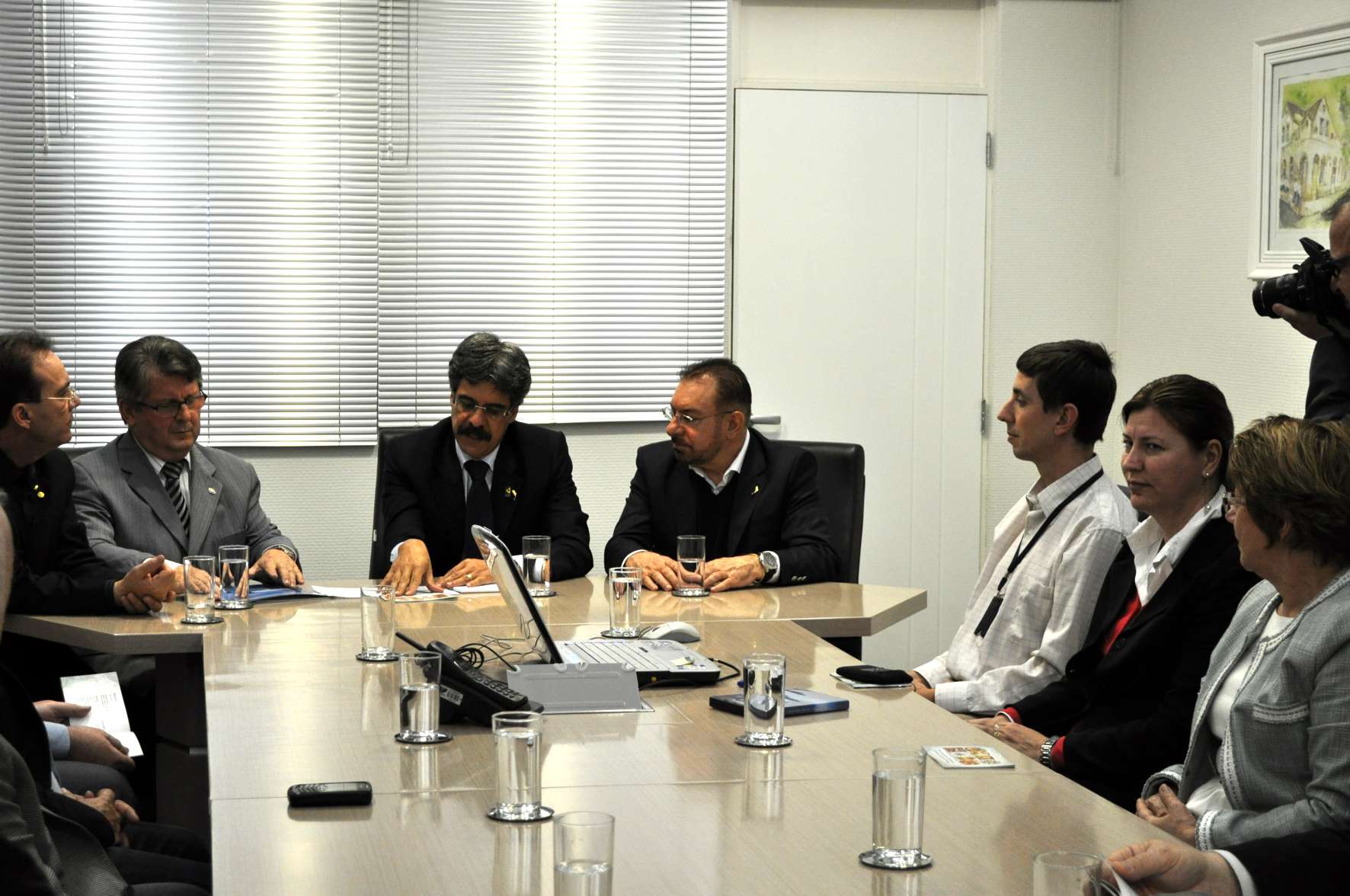 Deputado Volnei Morastoni acompanhou o Ministro da Pesca e Aquicultura na visita a Itajaí