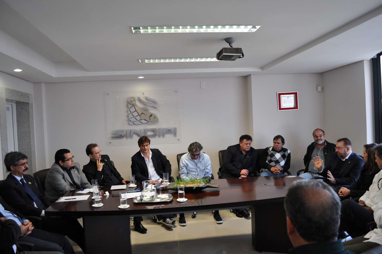 Deputado Volnei Morastoni acompanhou o Ministro da Pesca e Aquicultura na visita a Itajaí
