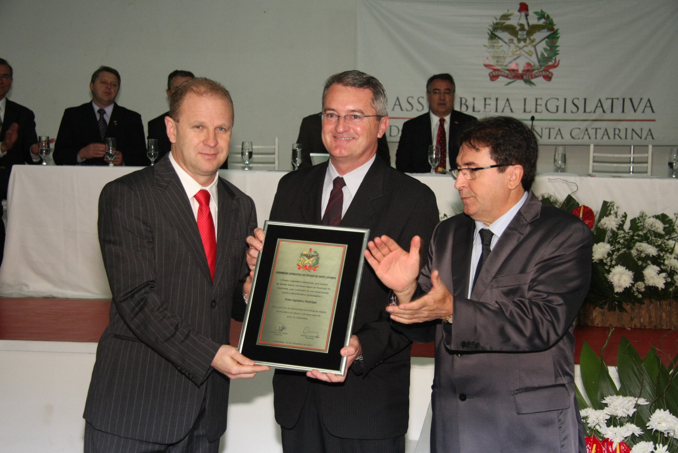 Sessão Solene em homenagem ao Município de Canoinhas