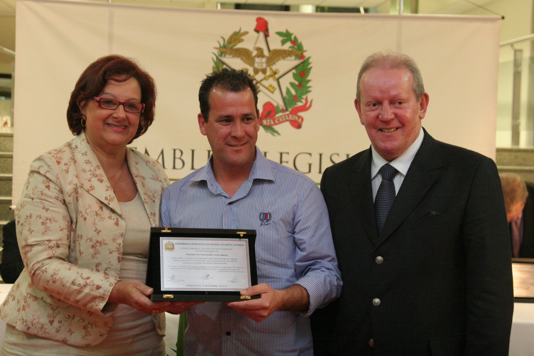Sessão Especial em homenagem às Festas do Divino Espírito Santo da Grande Florianópolis