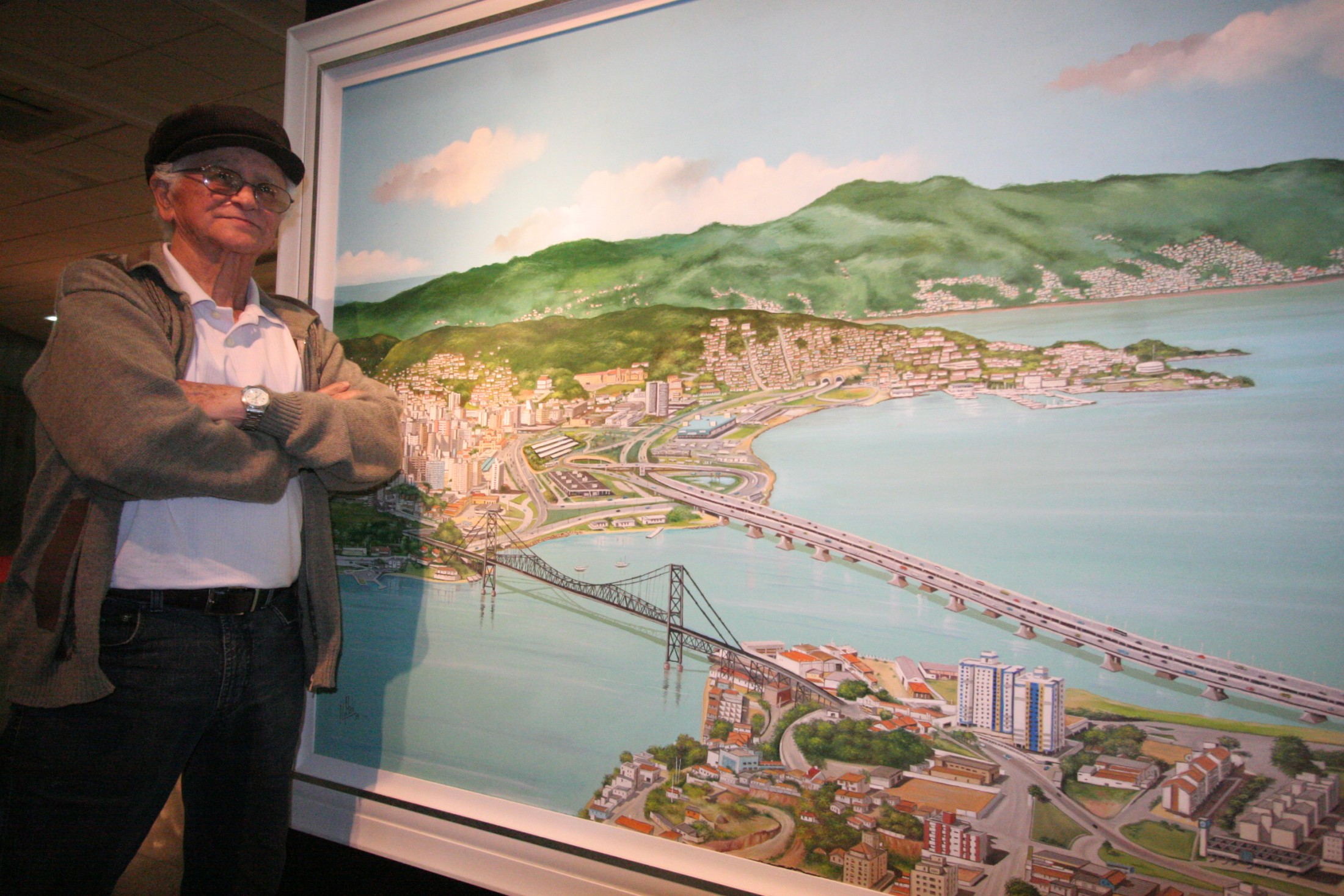 Exposição do artista plástico Milton A. Pereira