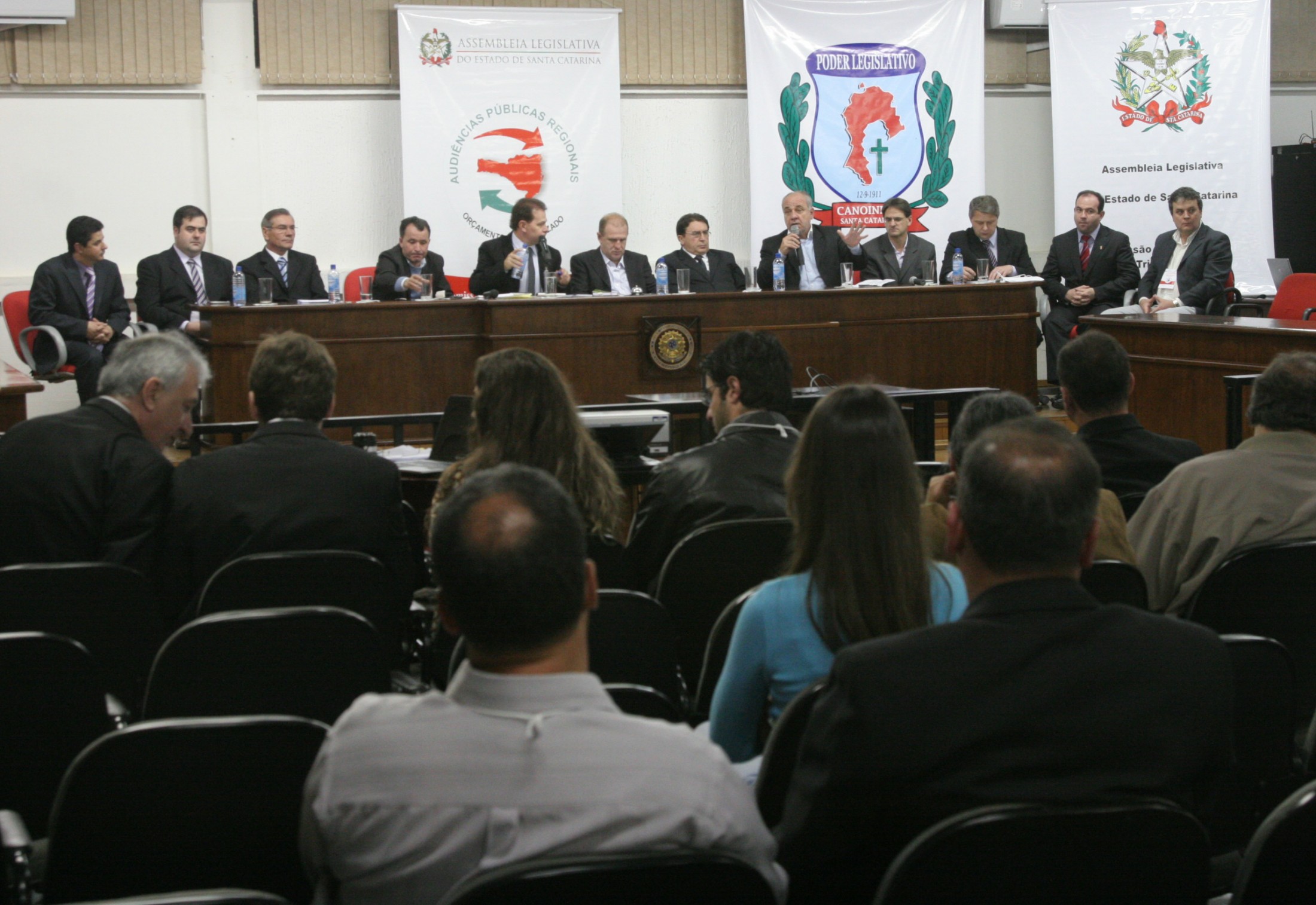 Audiência Pública Regional sobre o Plano Plurianual 2012-2015 e a Lei Orçamentária Anual (LOA) 2012 -  Canoinhas/SC