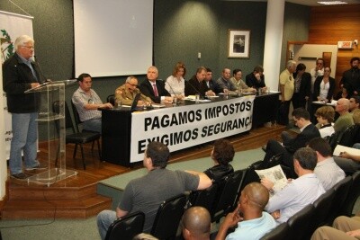 Insegurança crescente na Grande Florianópolis é tema de debate na Assembléia