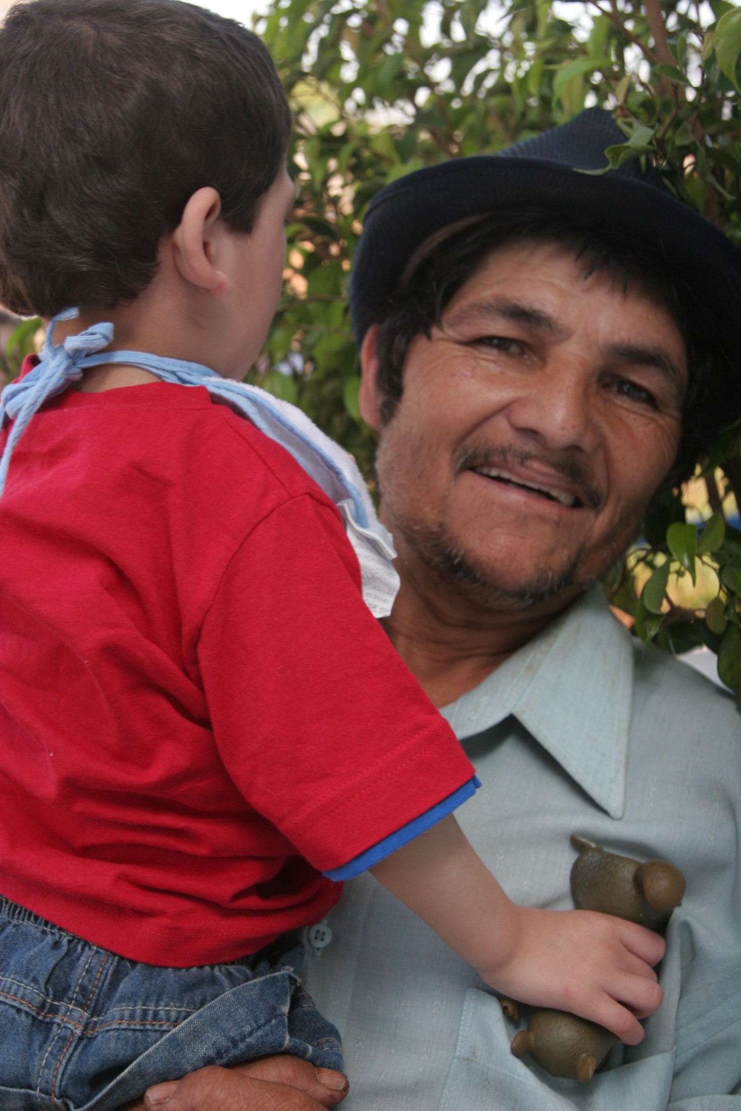 Sr. Jovino Nunes e seu filho Samuel