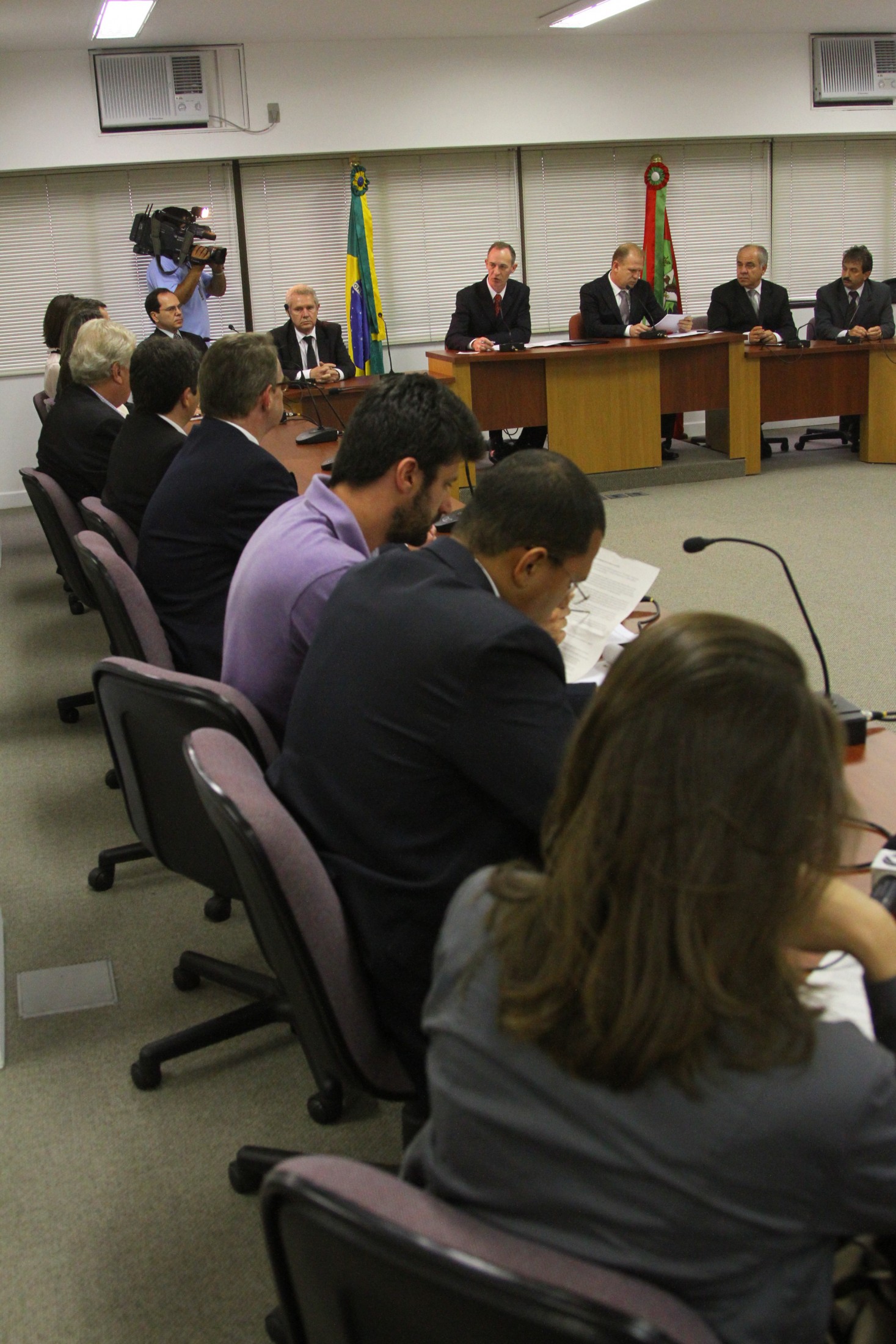 Assinatura do termo de ajuste de conduta no MPSC