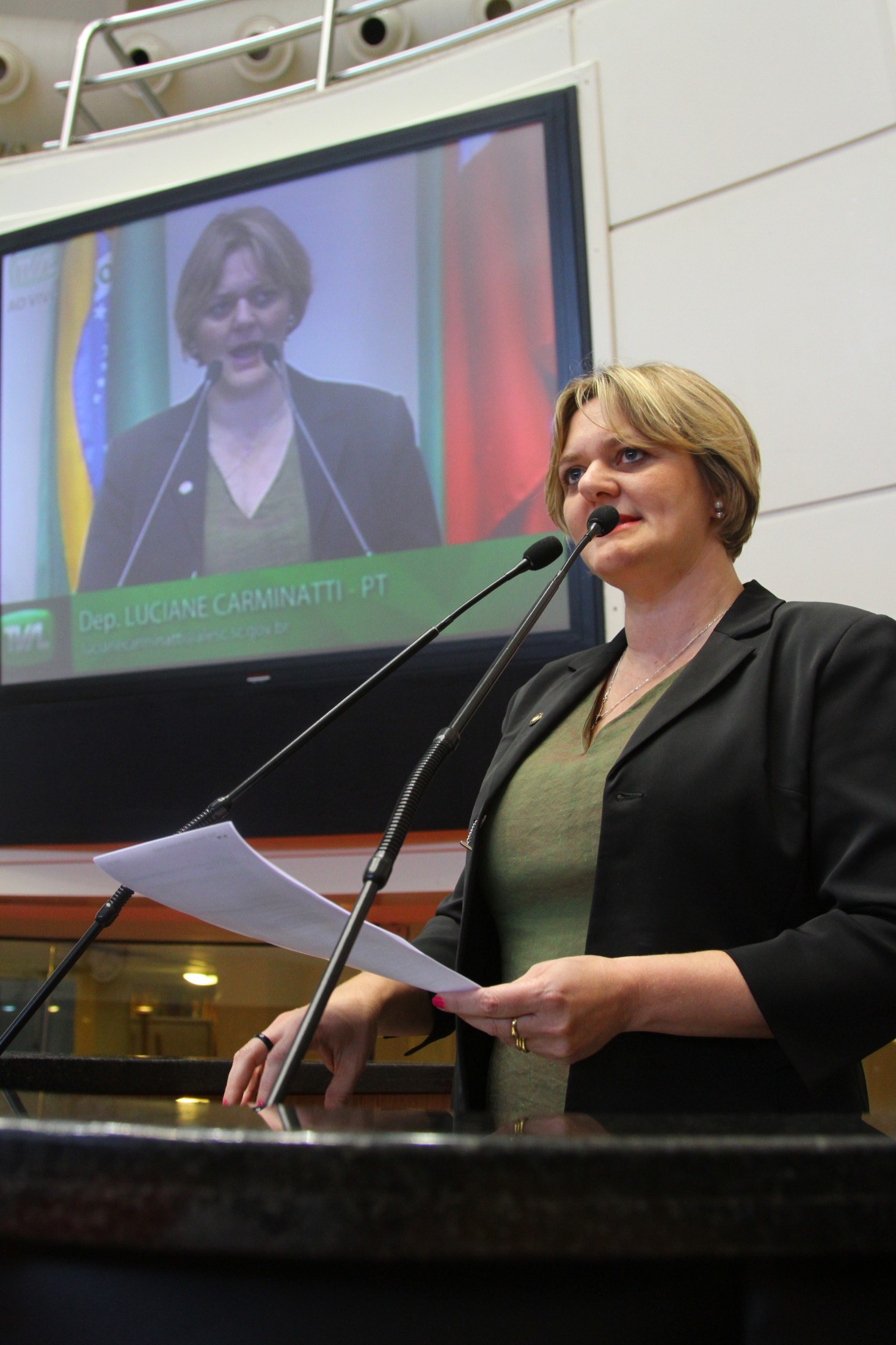 Deputada Luciane Carminatti (PT)