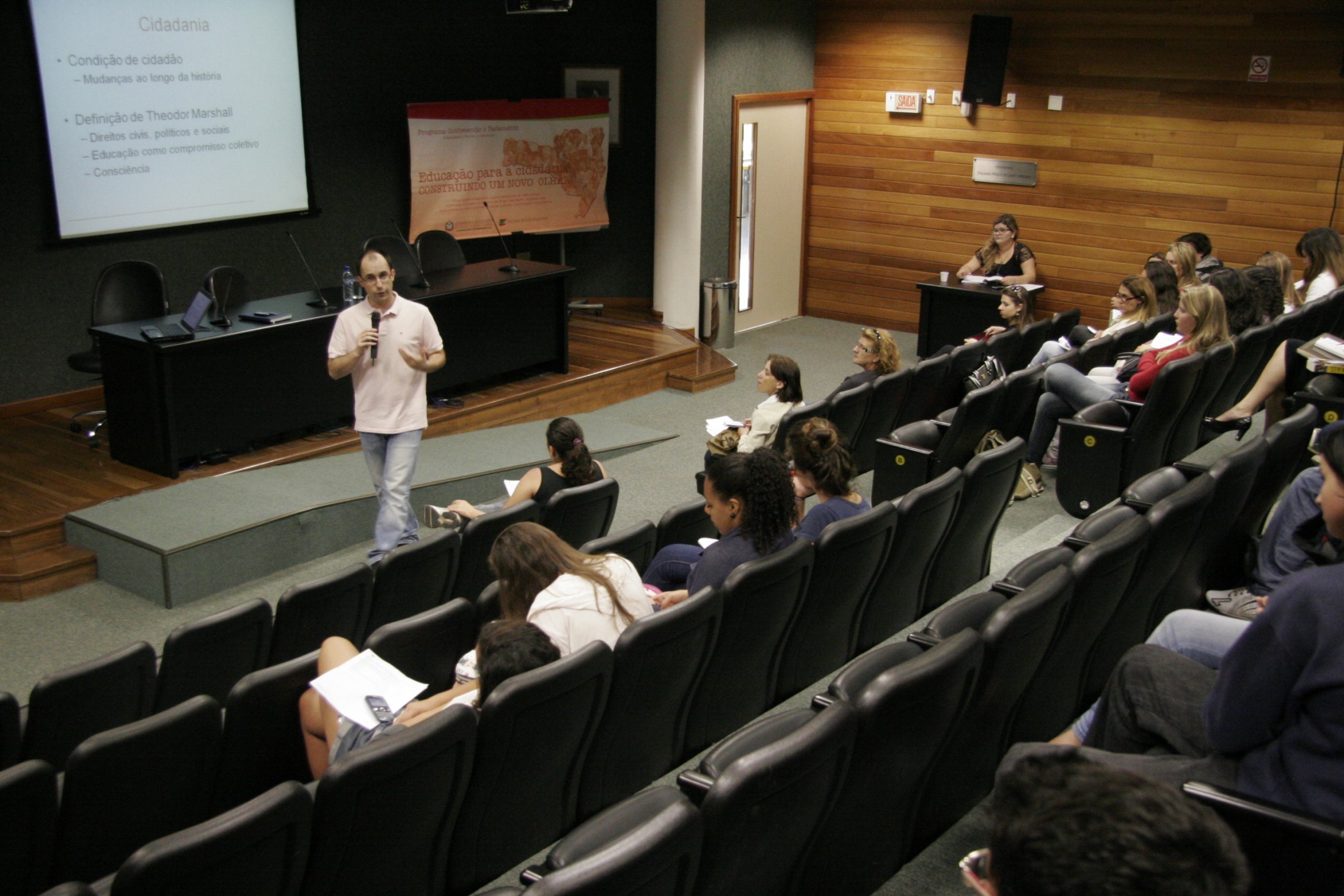Educação para cidadania - Palestra com Humberto Dantas de Mizuca