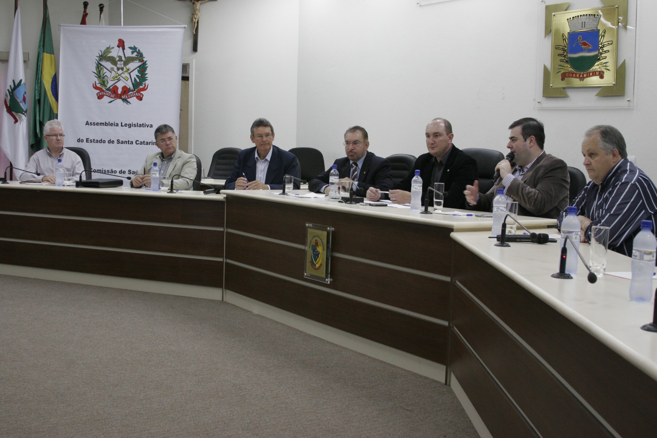 Audiência Pública referente ao Fórum Parlamentar para acompanhar e debater a Situação Econômica dos Hospitais Filantrópicos e Fundações Hospitalares do Estado de Santa Catarina - Guaramirim