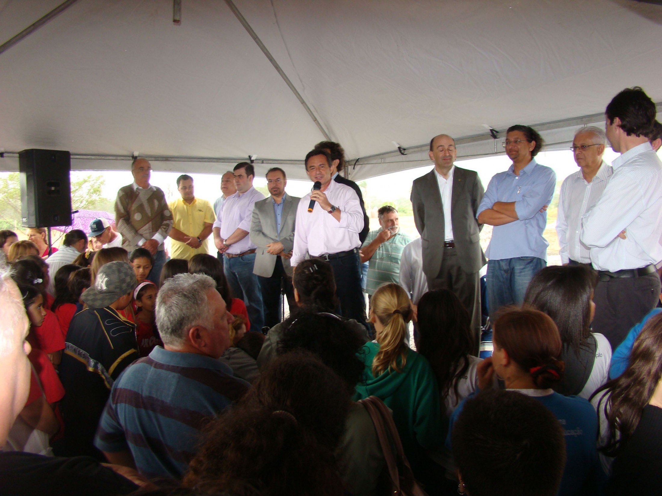 Deputado Volnei Morastoni participa da cerimônia de início das obras de macrodrenagem em Itapema