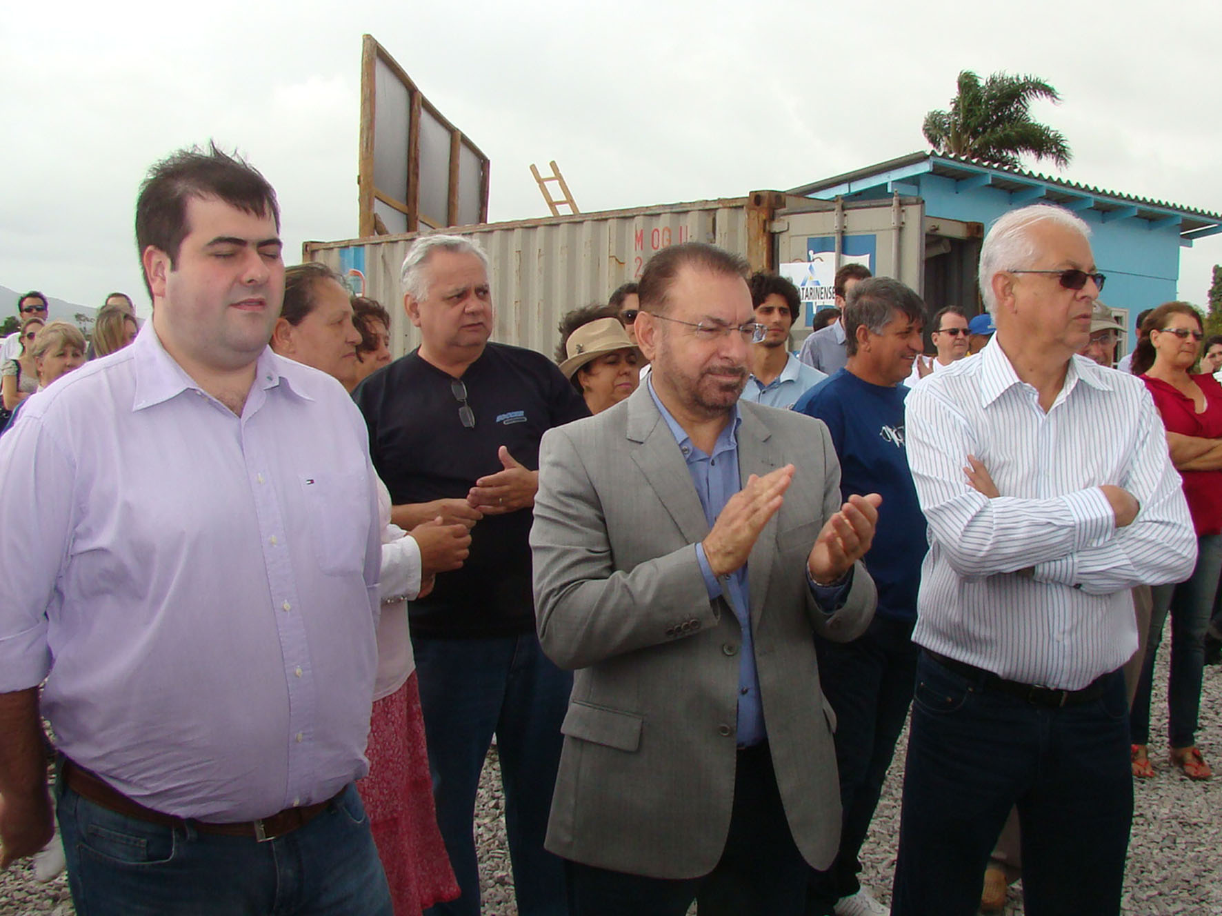 Deputado Volnei Morastoni participa da cerimônia de início das obras de macrodrenagem em Itapema