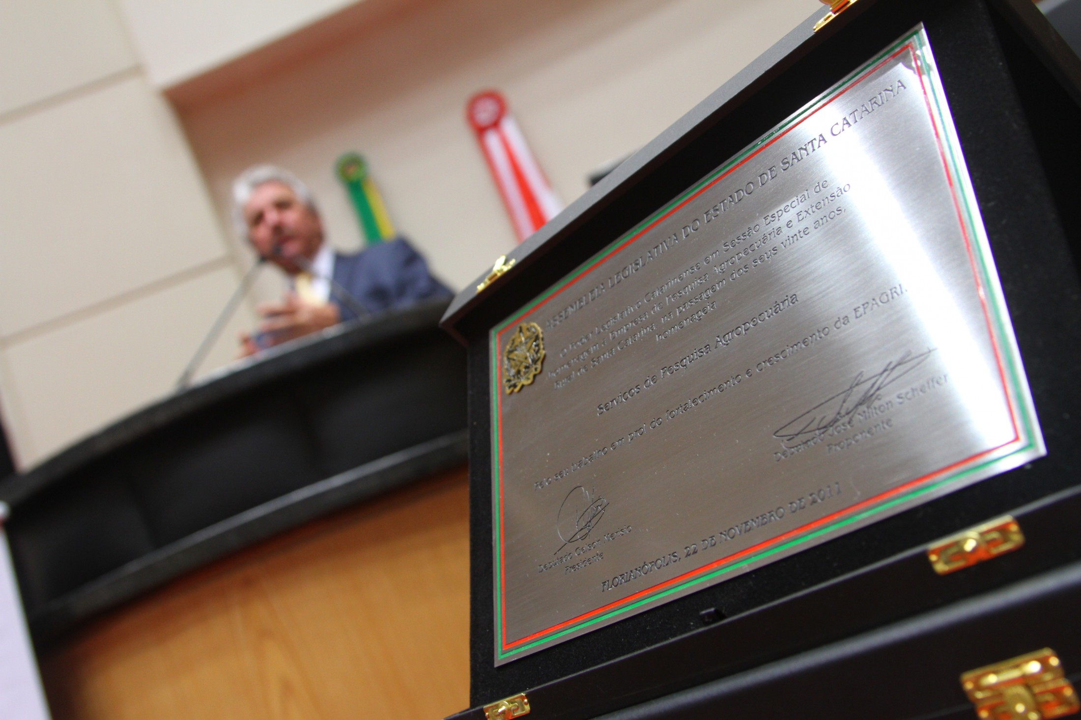 Sessão Especial em homenagem a EPAGRI - Empresa de Pesquisa Agropecuária e Extensão Rural de Santa Catarina