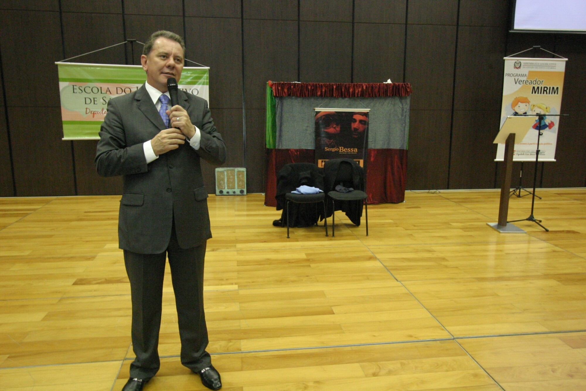 Deputado Joares Ponticelli (PP) - Escola do Legislativo - Vereadores Mirins