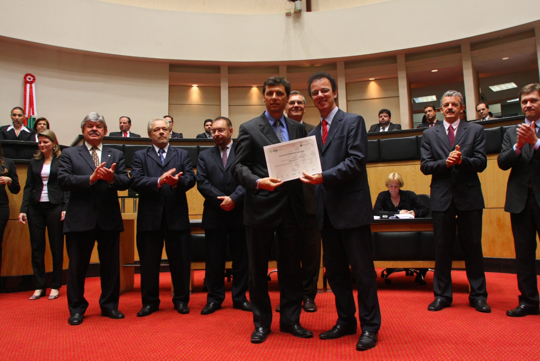 Sessão Especial de Certificação de Responsabilidade Social - 2011