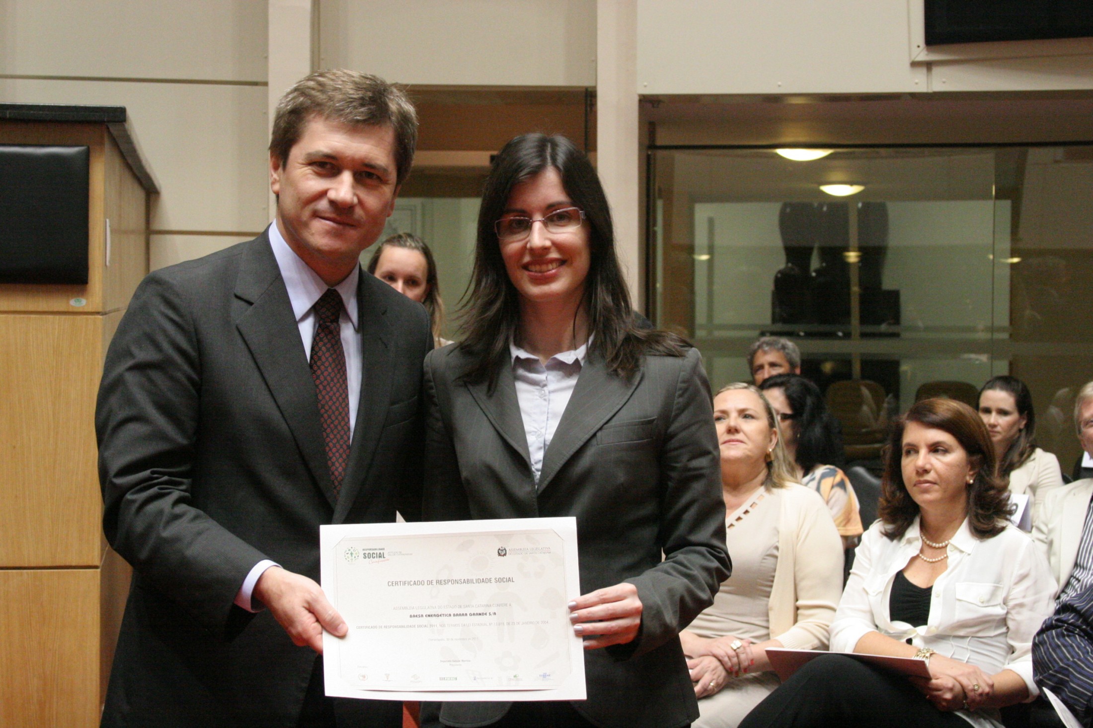 Sessão Especial de Certificação de Responsabilidade Social - 2011