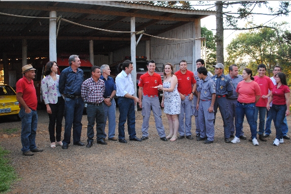 Equipe bombeiros voluntários de Campo Belo