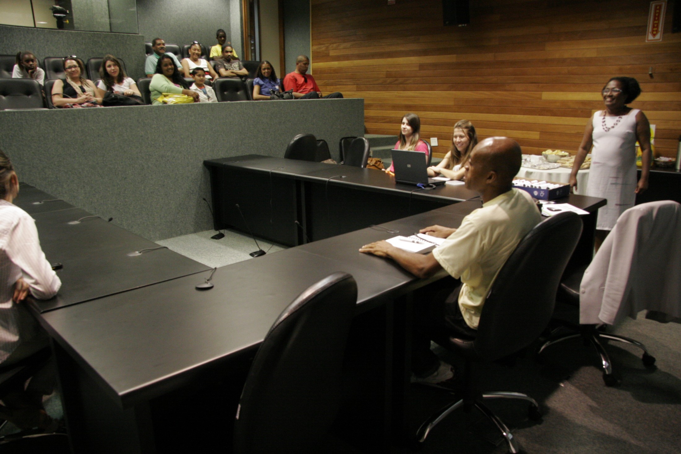 Reunião do PAB com os pais dos estagiários