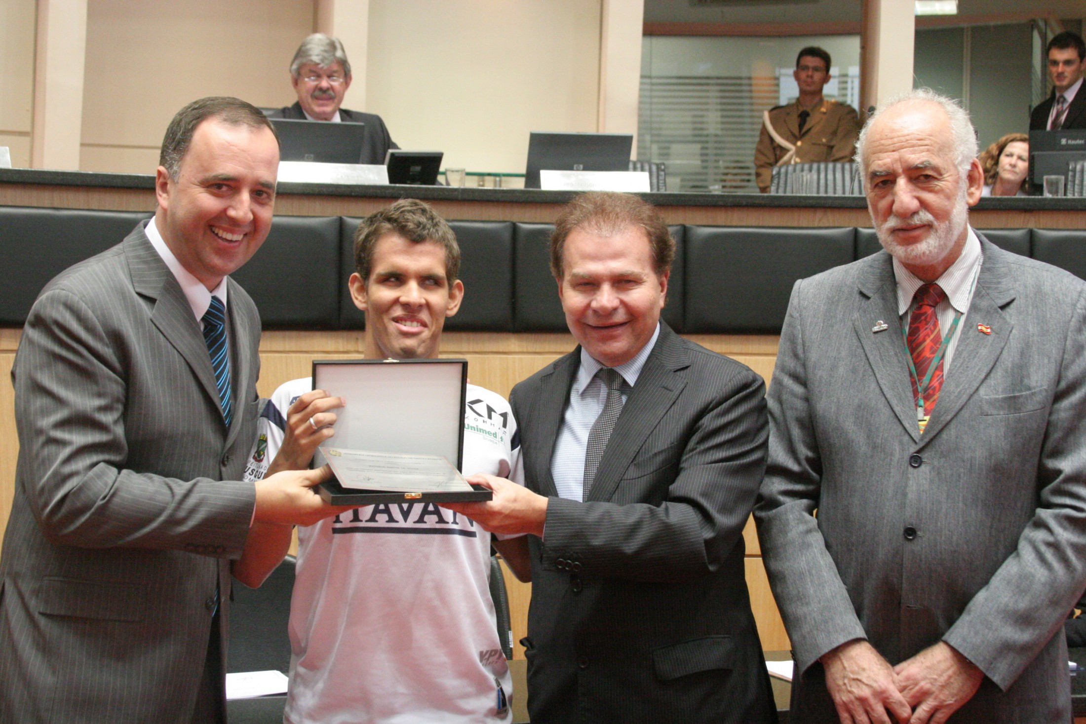 Homenagem aos Atletas e Paratletas Catarinenses que participaram do Panamericano de 2011