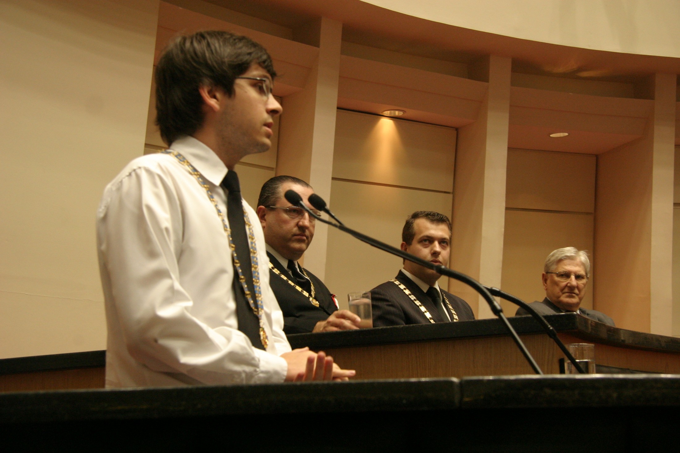Sessão Especial em homenagem à Ordem DeMolay para o Brasil pela passagem dos seus 25 anos de atividades em Santa Catarina