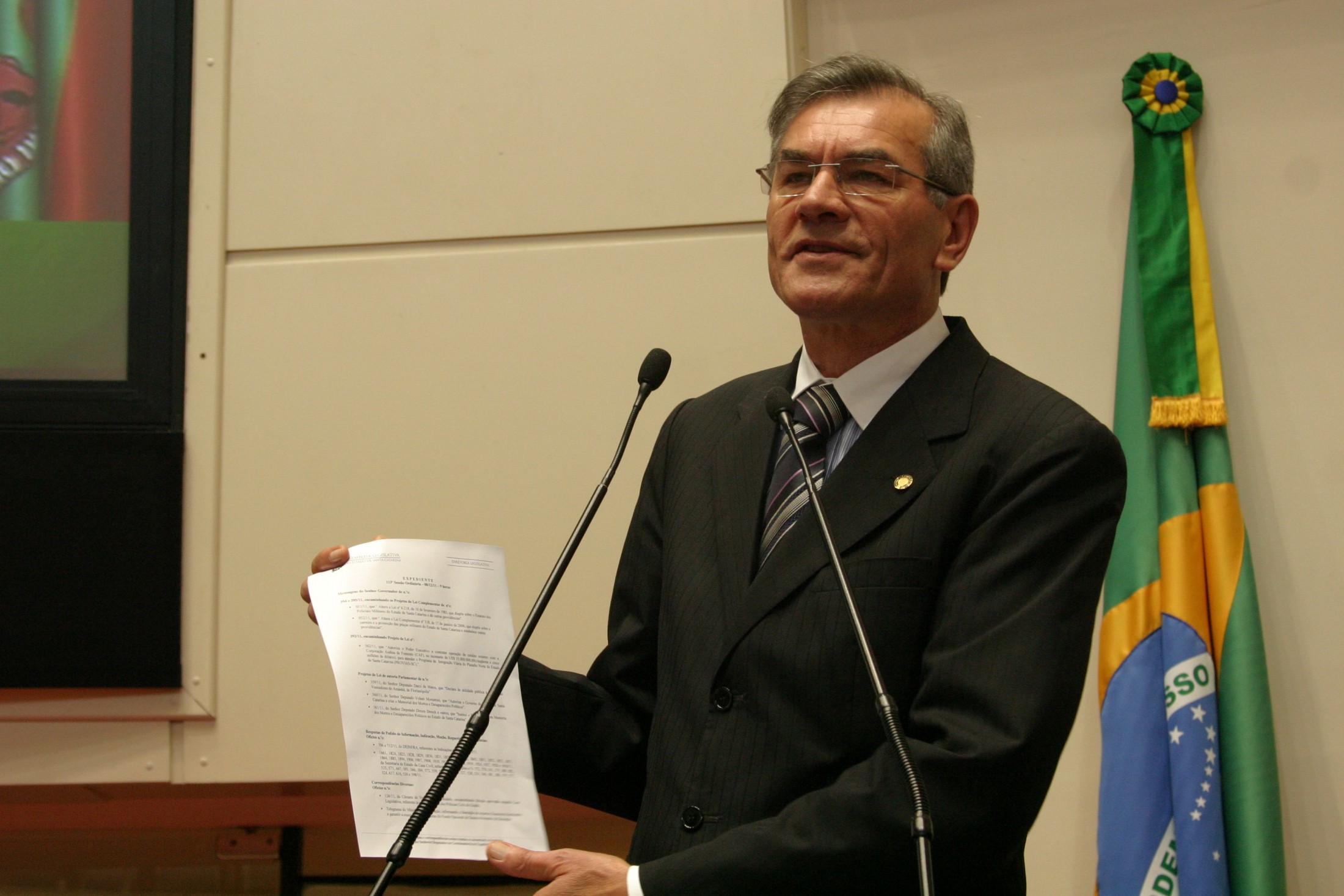 Deputado Sílvio Dreveck (PP) - Plenário Osni Régis - Sessão Ordinária