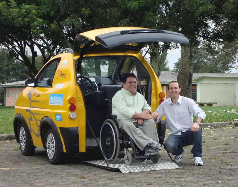 Idealizador de veículo exclusivo para cadeirantes