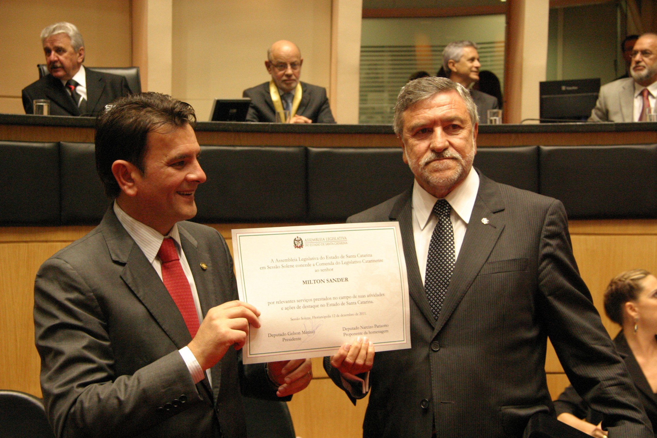 Sessão Solene de Outorga da Medalha 