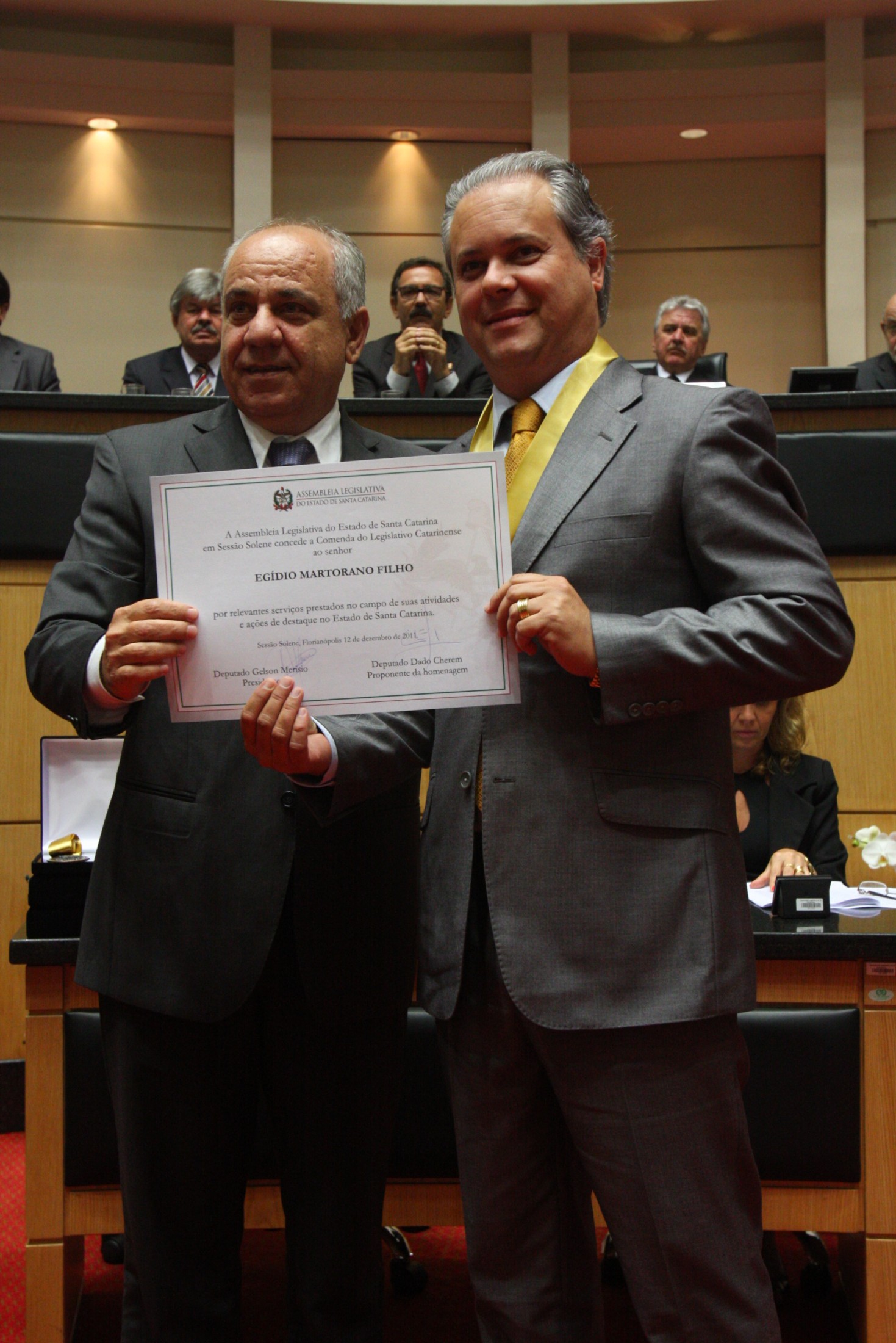 Dado Cherem e Egídio Martorano Filho