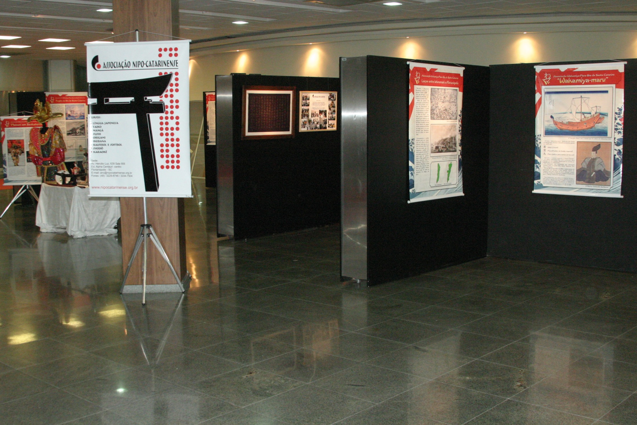 Semana Estadual de Amizade Brasil e Japão com exposição de painéis