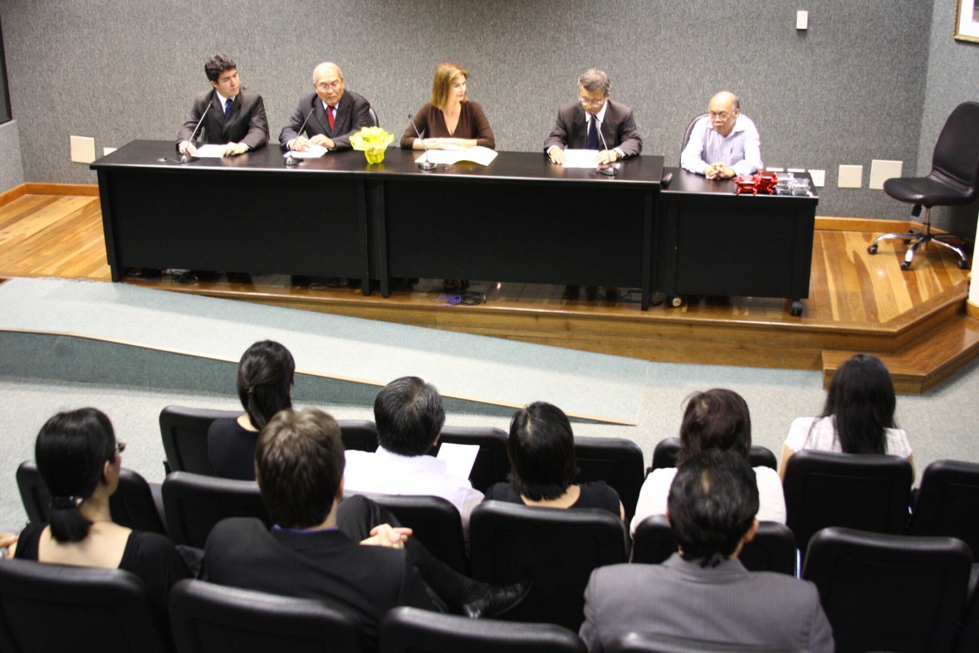 Reunião com a comunidade japonesa em Santa Catarina
