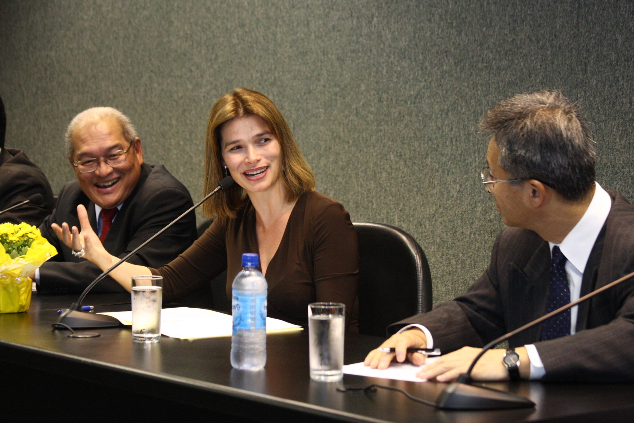Reunião com a comunidade japonesa em Santa Catarina