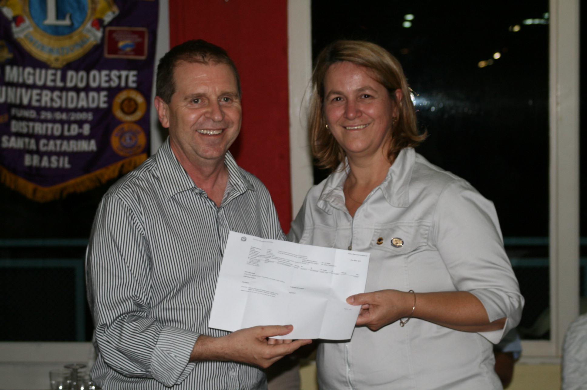 Lions Clube Universidade recebe recursos