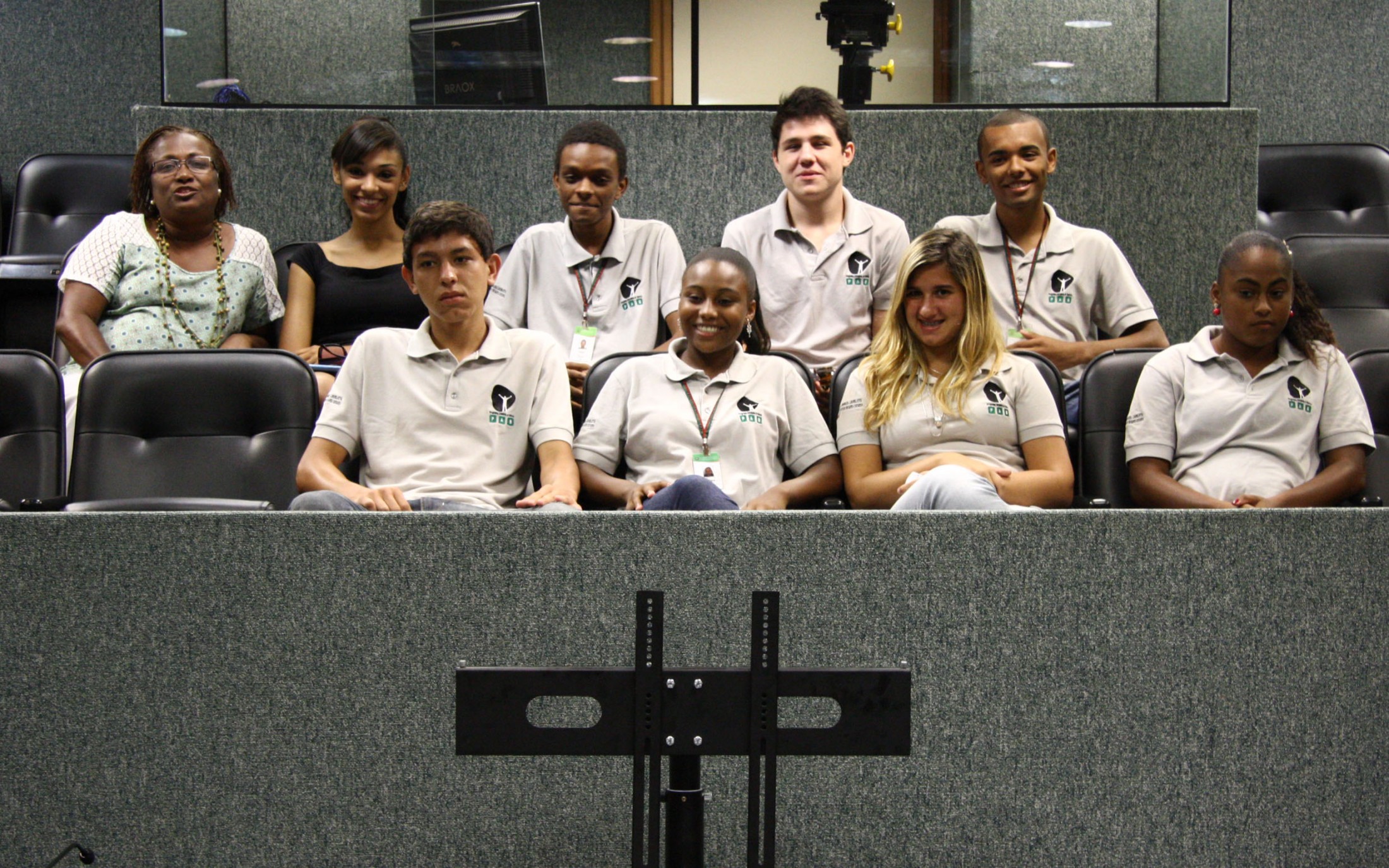Reunião com estagiários do PAB