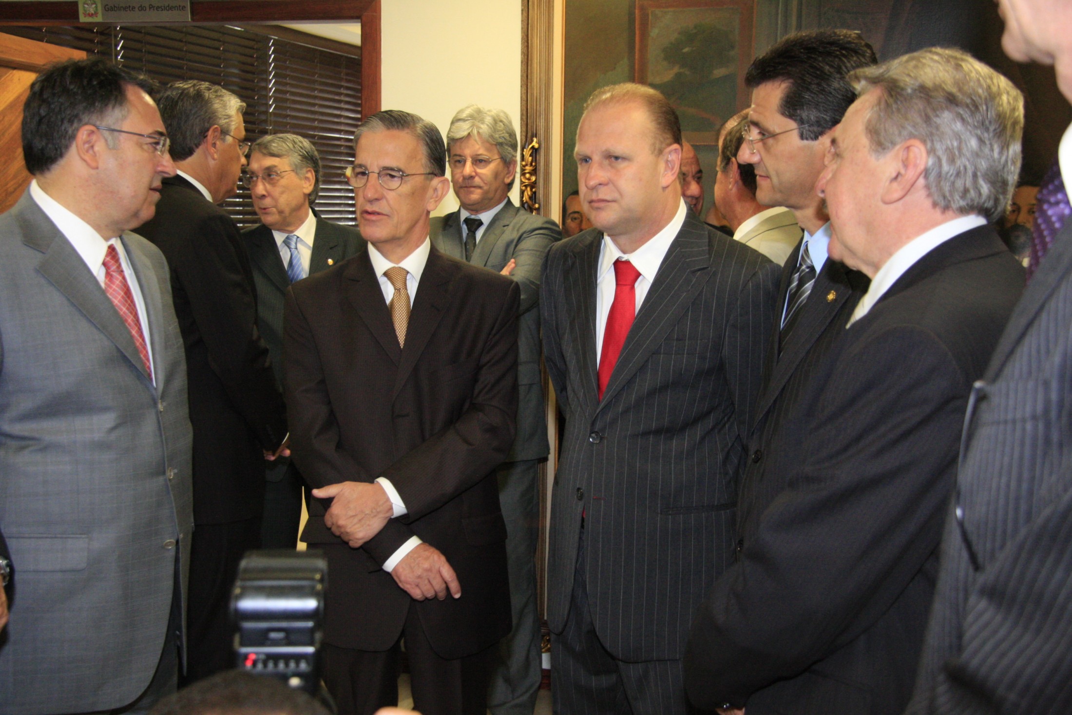 Chegada das Autoridades