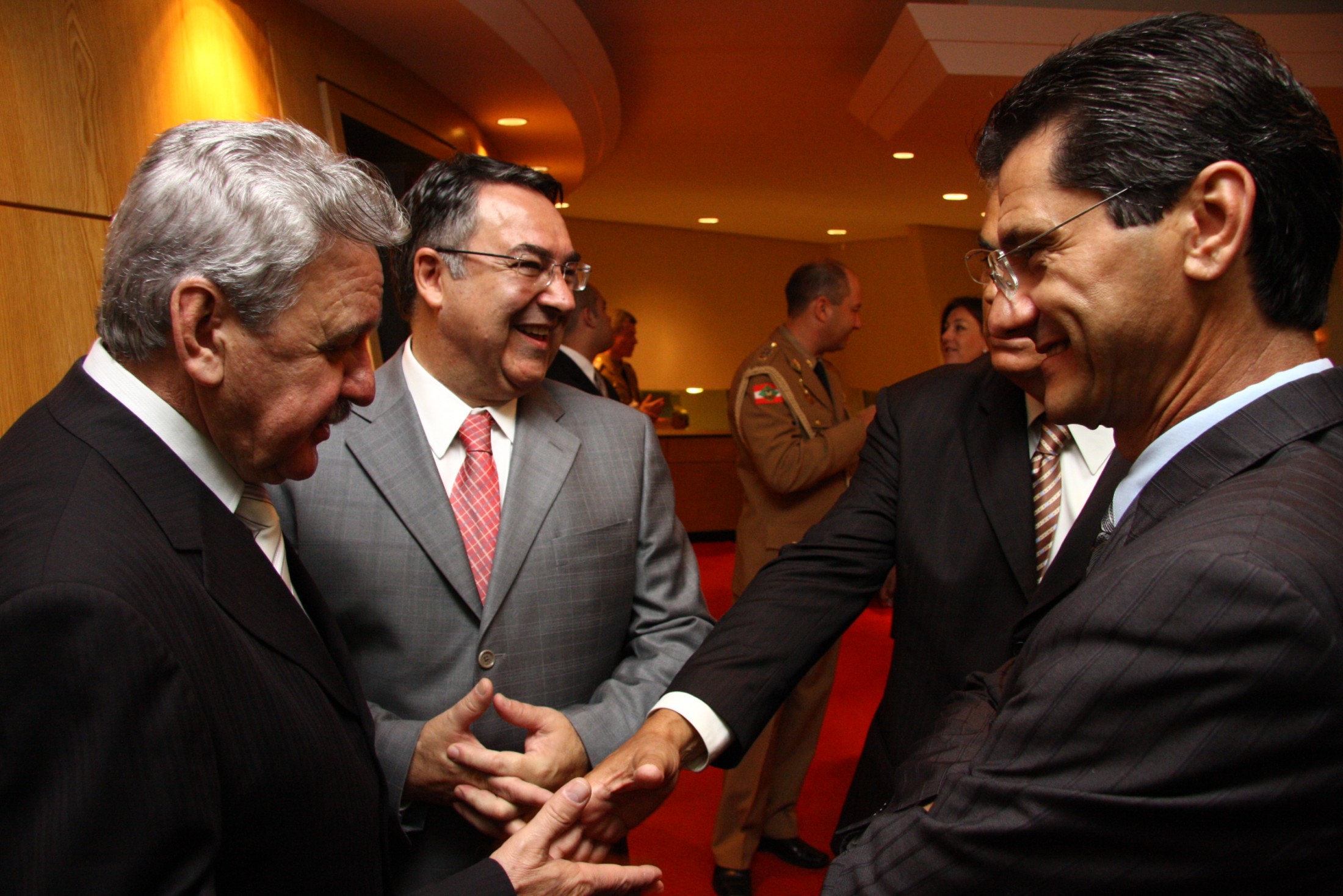 Chegada das Autoridades