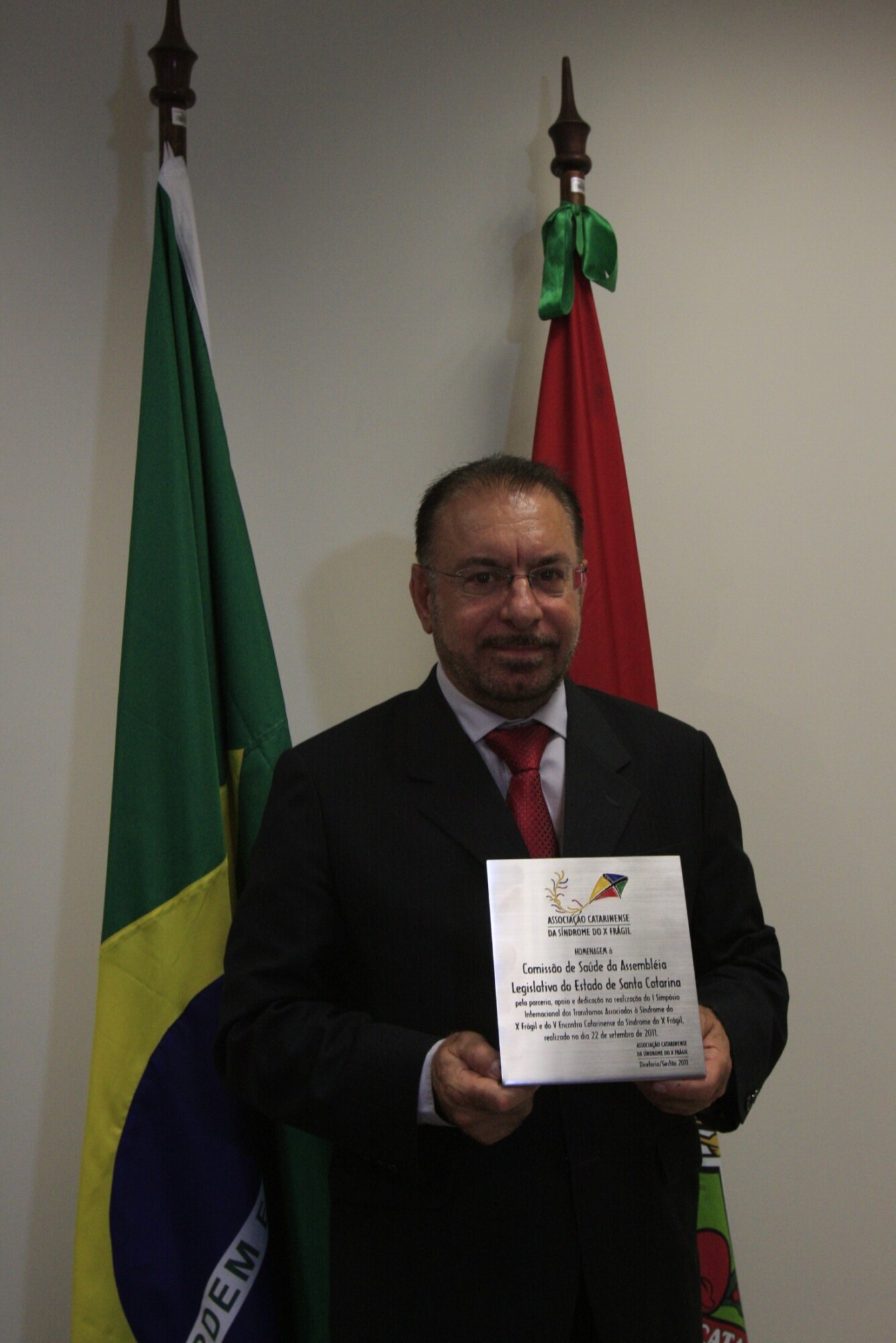 Comissão de Saúde recebe homenagem da Associação Catarinense da Síndrome do X Frágil