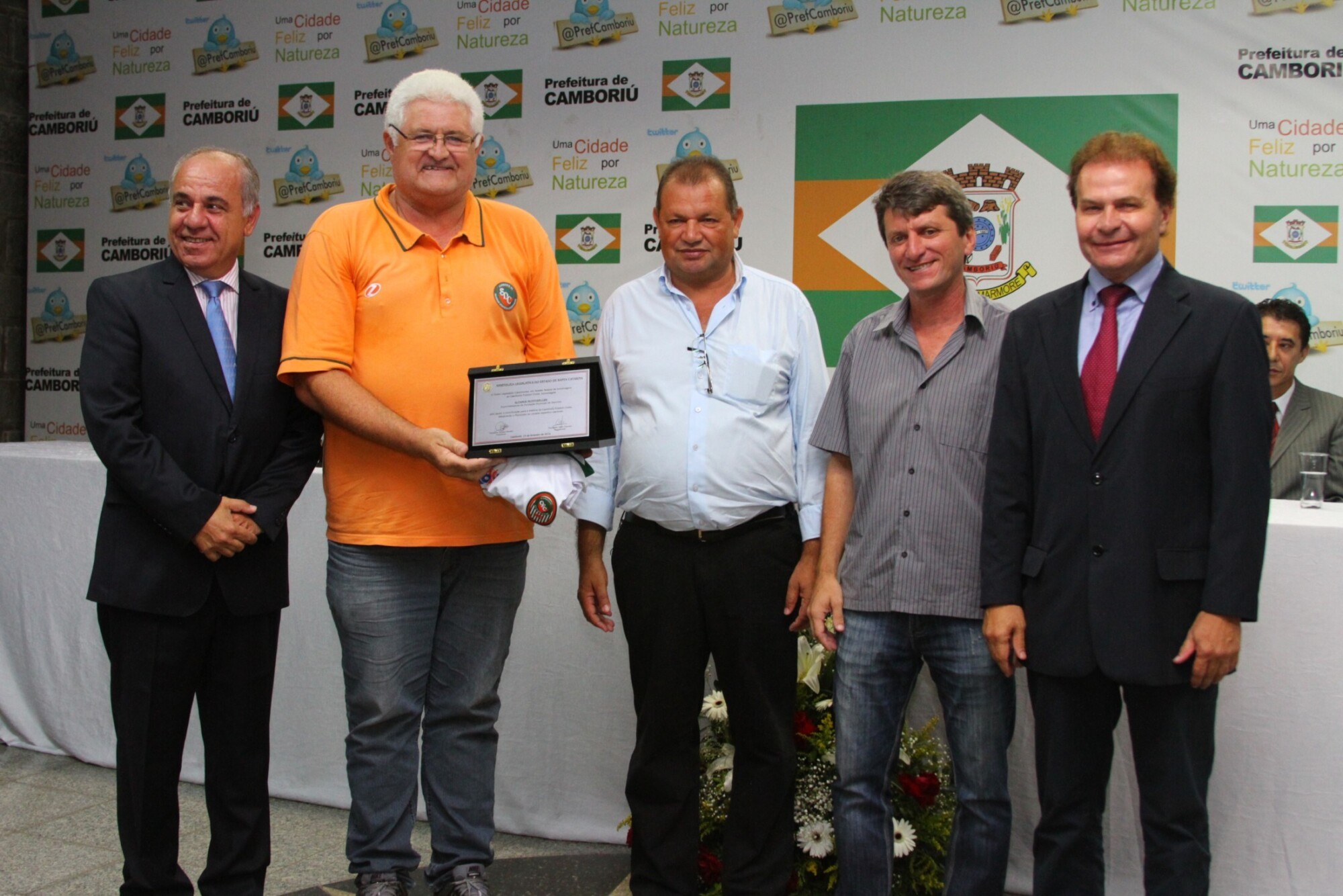 Sessão Solene em homenagem ao Camboriú Futebol Clube pela inédita conquista do Campeonato Catarinense da Divisão Especial 2011