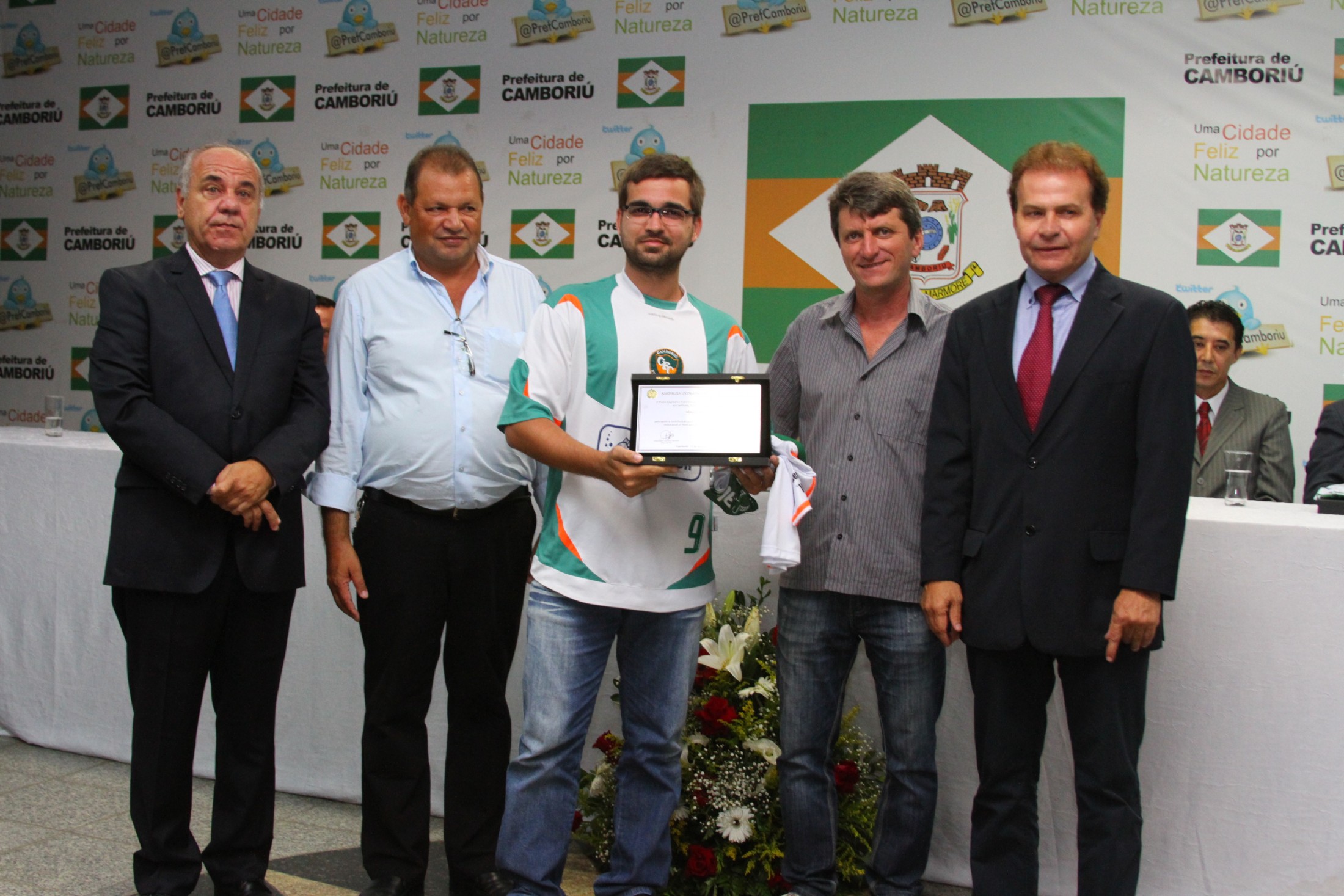 Sessão Solene em homenagem ao Camboriú Futebol Clube pela inédita conquista do Campeonato Catarinense da Divisão Especial 2011