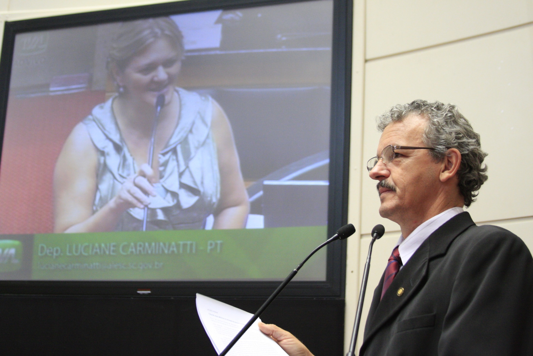 Sessão Ordinária - Plenário Deputado Osni Régis - Deputado Dirceu Dresch (PT)